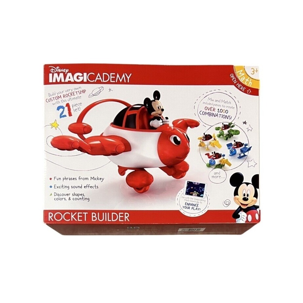 Imagicademy Rocket Builder Playset Mickey Mouse Disney Sealed Unused